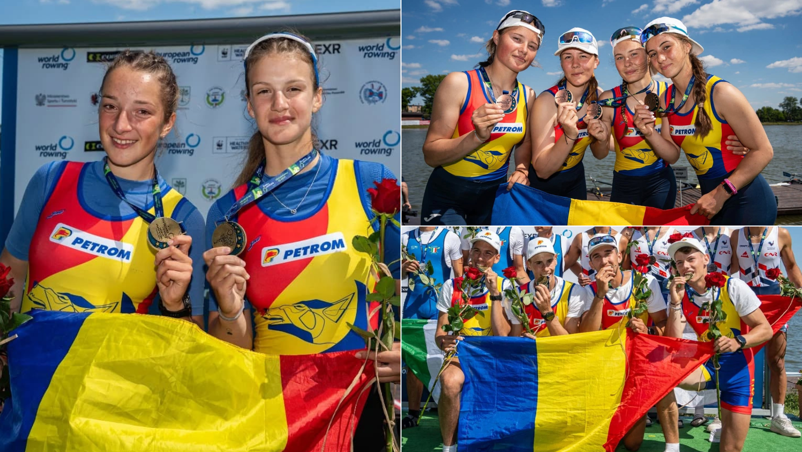 Canotorii români au câștigat 5 medalii la Europenele Under-19 din Polonia