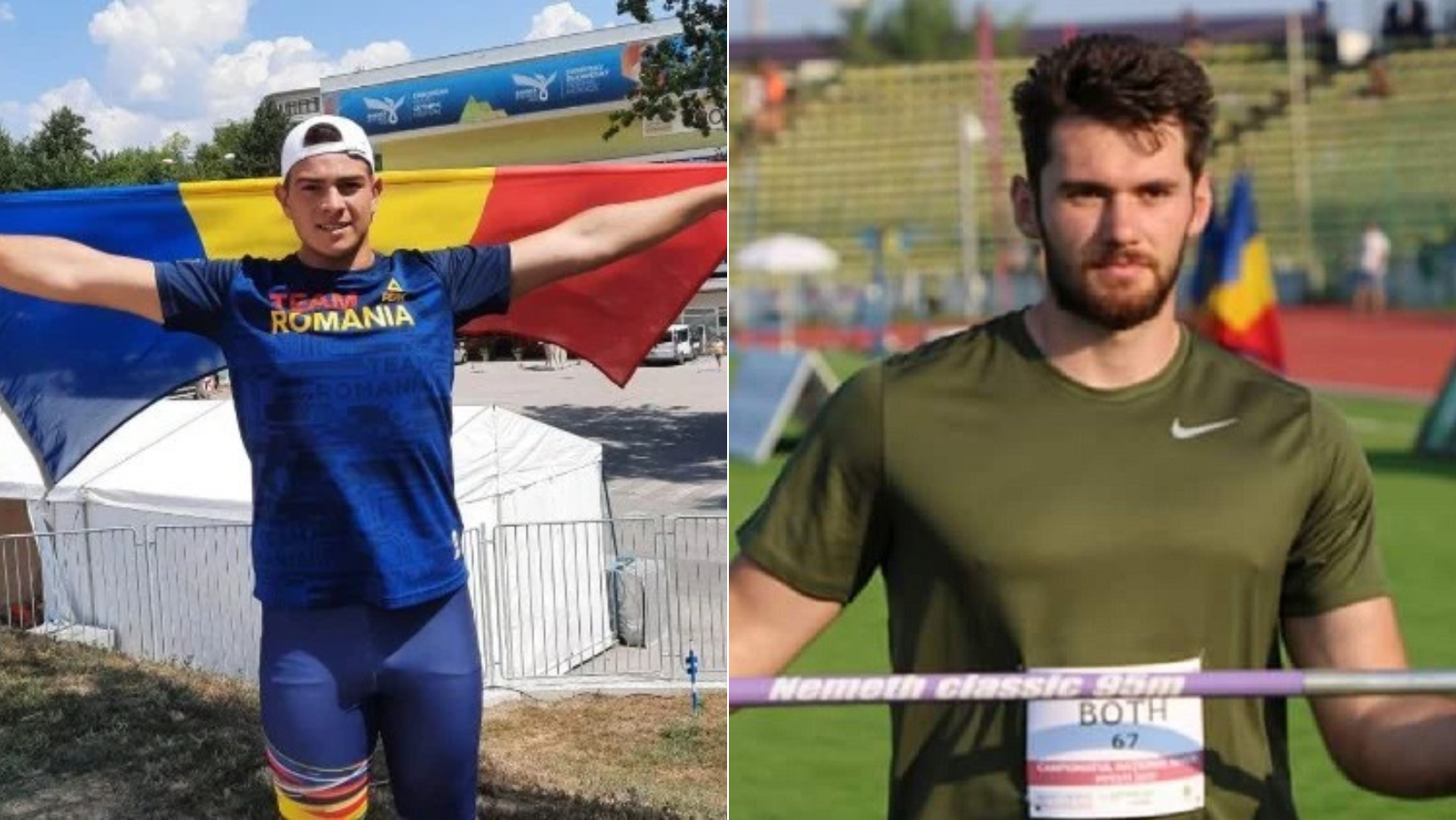 Arădenii Mihai Motorca și Denis Both, pe a doua treaptă a podiumului la Internaționalele de Atletism ale României