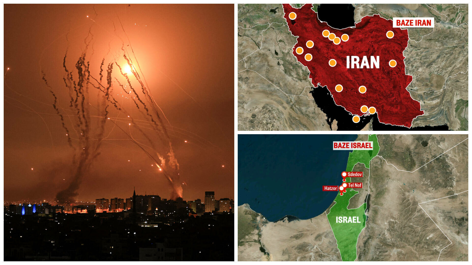 Israel lansează atacuri masive împotriva obiectivelor strategice din Iran