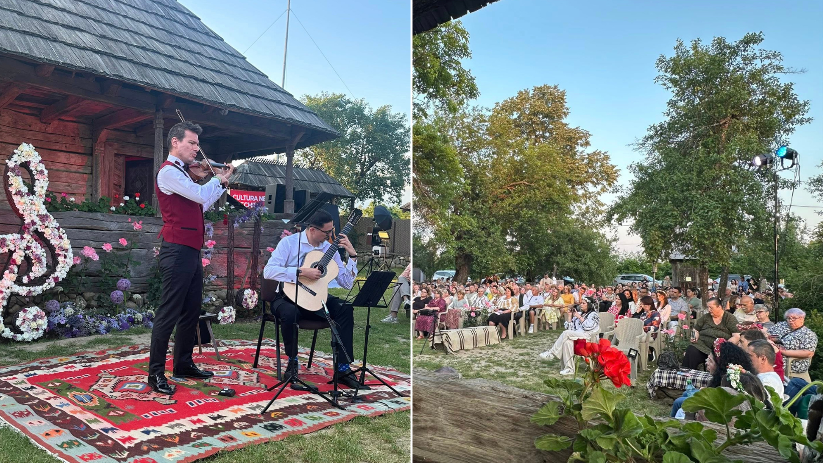 Maestrul Alexandru Tomescu a cântat în fața Casei Memoriale Constantin Brâncuși