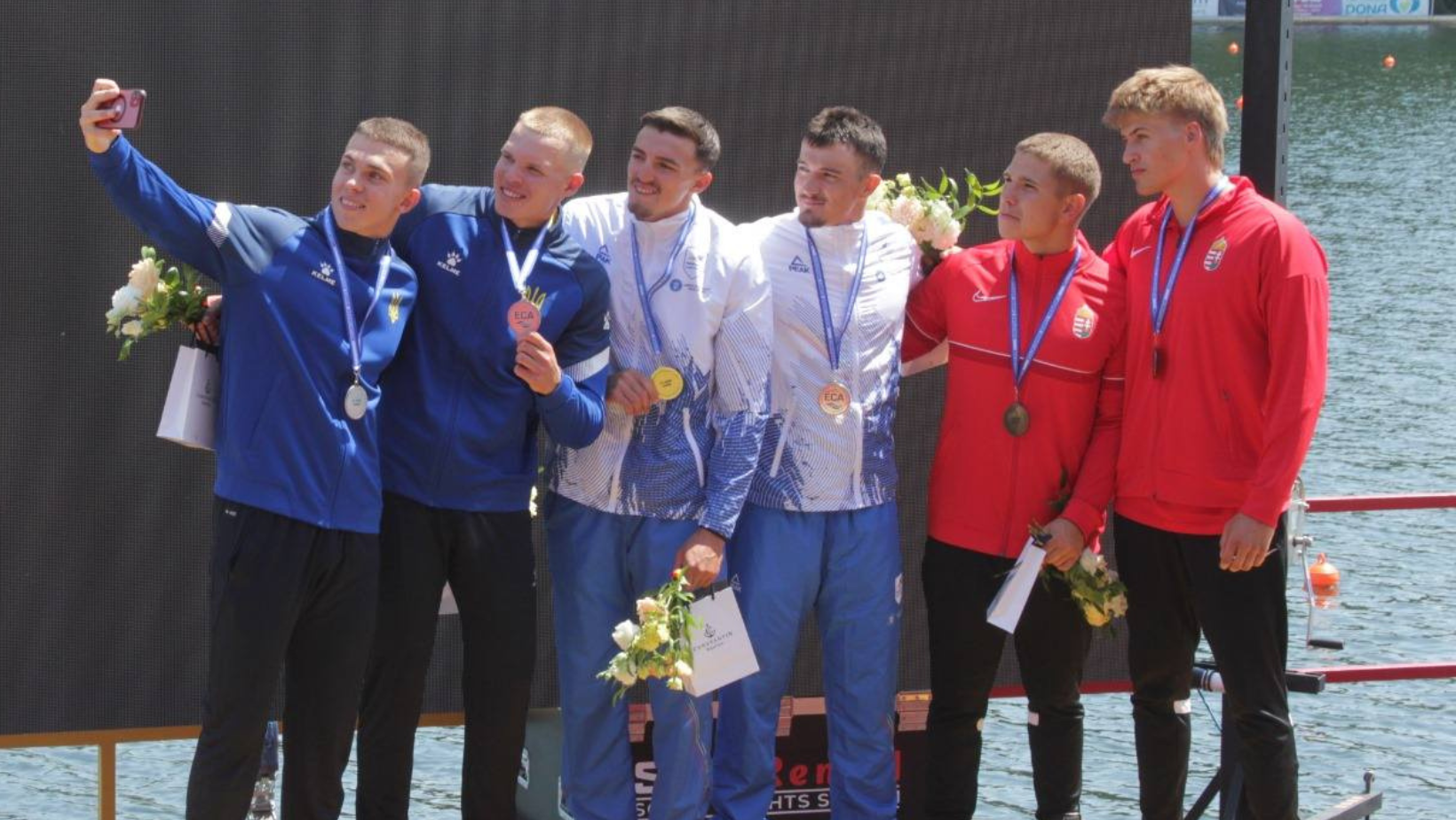 Imnul României a răsunat la Campionatul European de Canoe Sprint Juniori și Tineret U23
