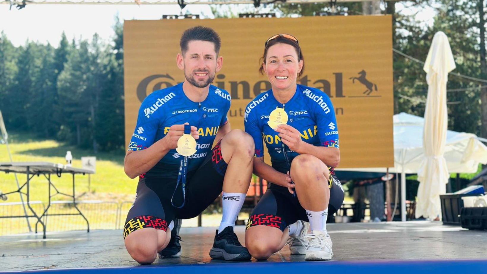 Manuela Mureșan și Malnasi Attila, campioni balcanici la Mountain Bike XCM