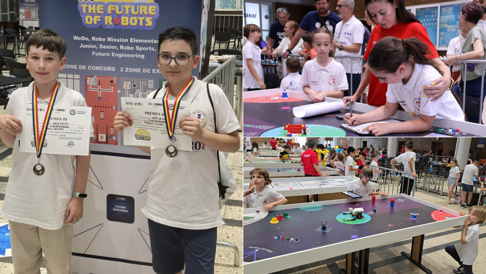 Patru echipe ale clubului de robotică 'Inventika Place', calificate în faza finală a World Robot Olympiad