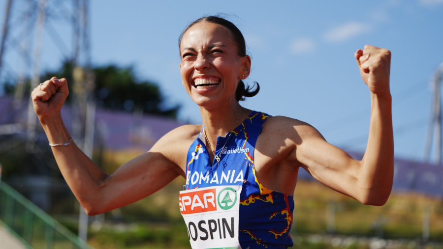 Alexia Dospin este campioană europeană la triplusalt