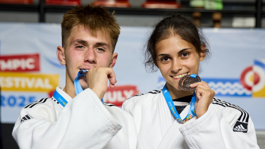 Judo: Denisa Șerban și Alin Șorici, pe treapta a treia a podiumului la FOTE 2025