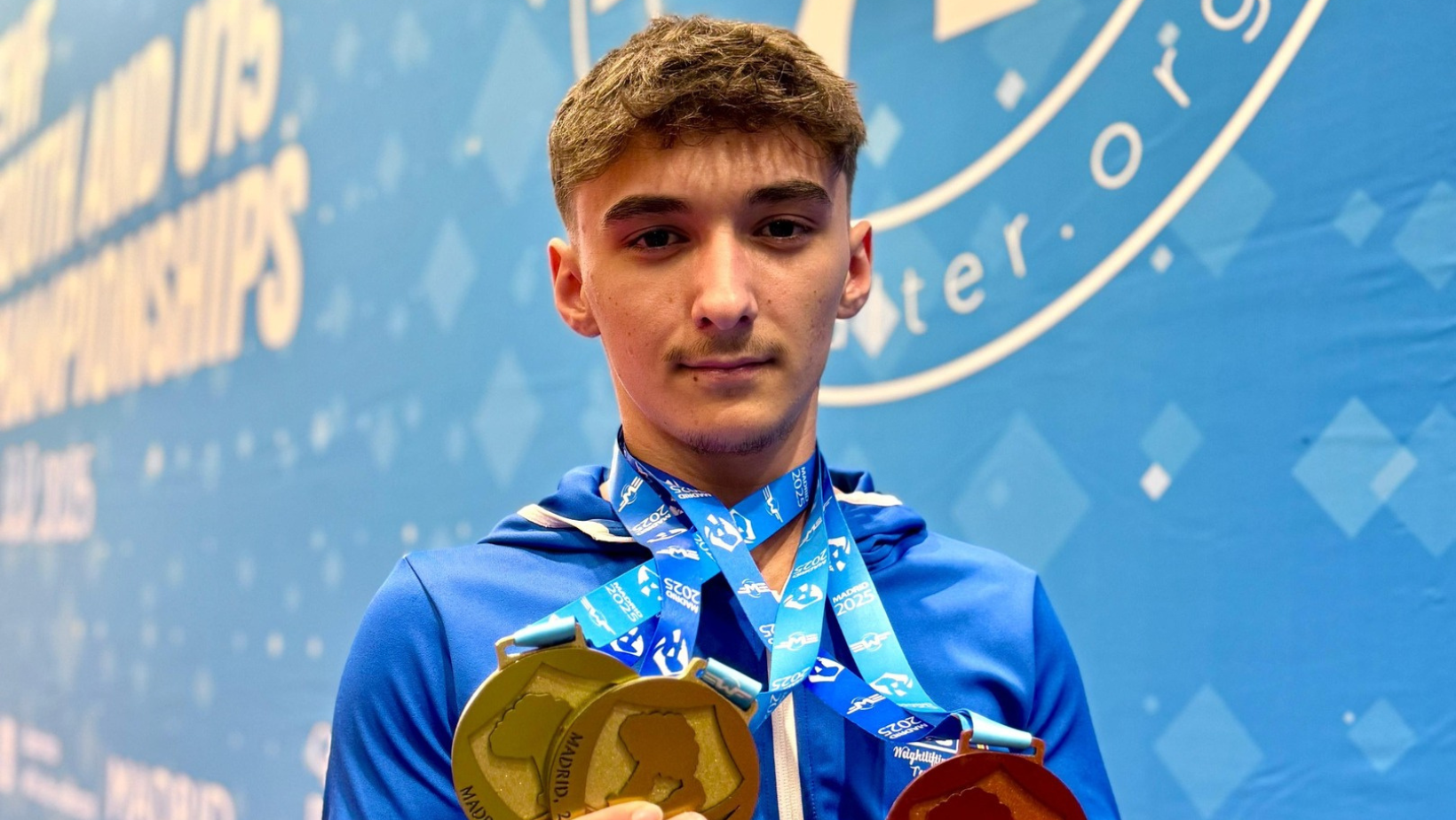 Lucian Cambei a câștigat 3 medalii la Campionatele Europene de Juniori II Youth U17 și U15 de la Madrid