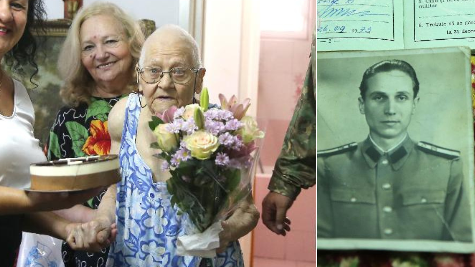 Văduva de veteran de război Ioana Ivan, sărbătorită la 95 de ani