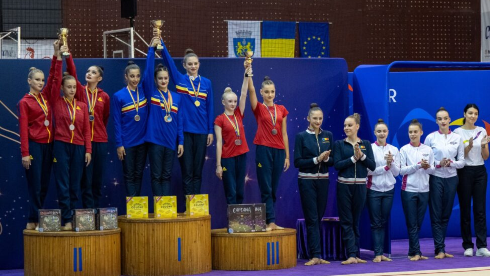 Patru medalii pentru gimnastele arădene de la ritmică, la Naționalele junioarelor și senioarelor
