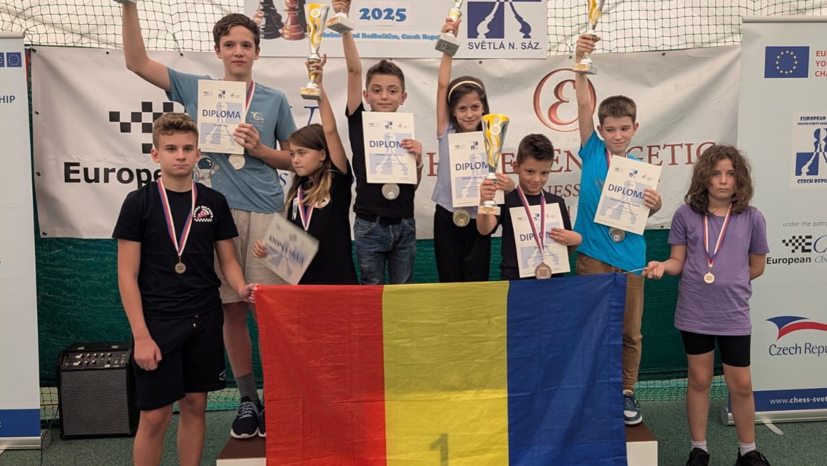 Șase medalii pentru România la Campionatul Uniunii Europene la Șah