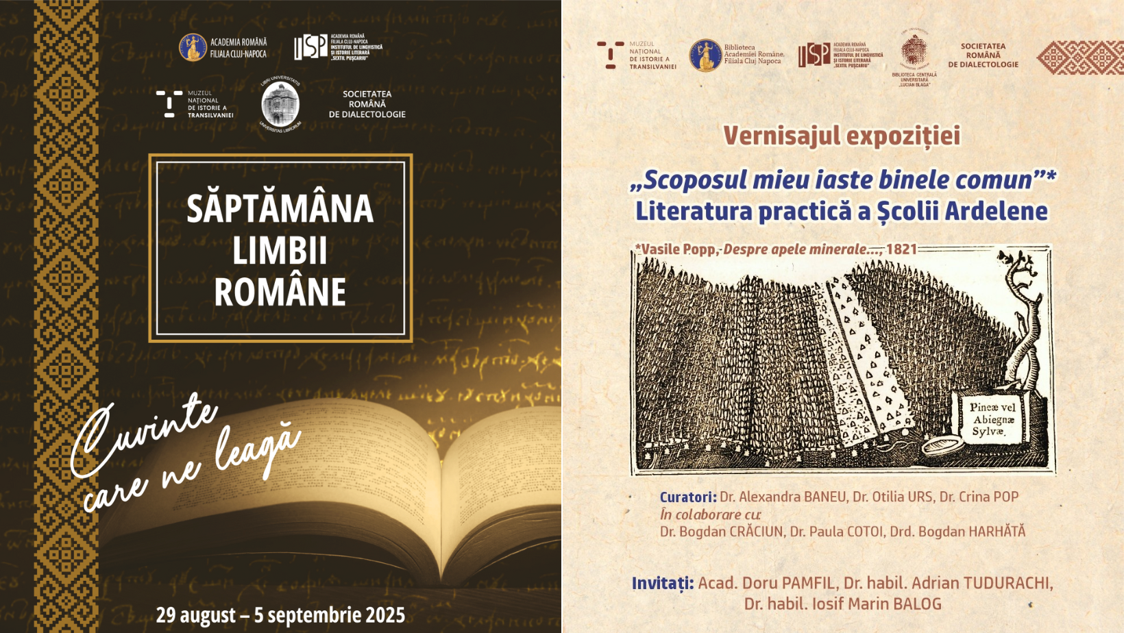 Limba română, celebrată la Cluj-Napoca. Săptămâna Limbii Române, 29 august – 5 septembrie 2025