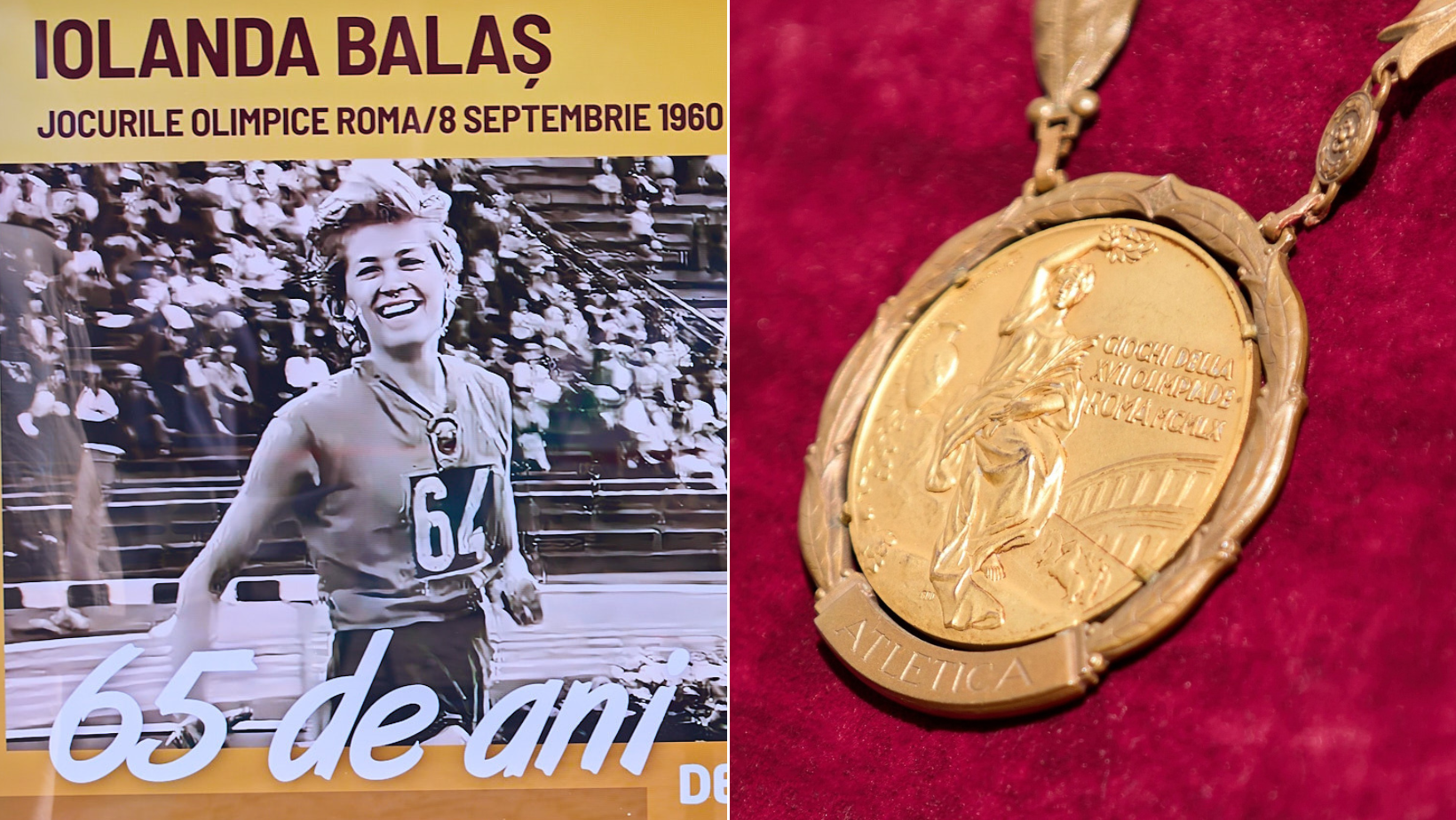 Iolanda Balaș, omagiată la 65 de ani de la prima medalie olimpică de aur câștigată de Atletismul românesc