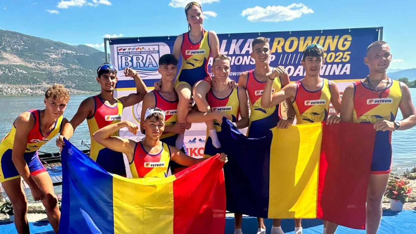 Canotorii români au câștigat 10 medalii la Campionatele Balcanice din Grecia