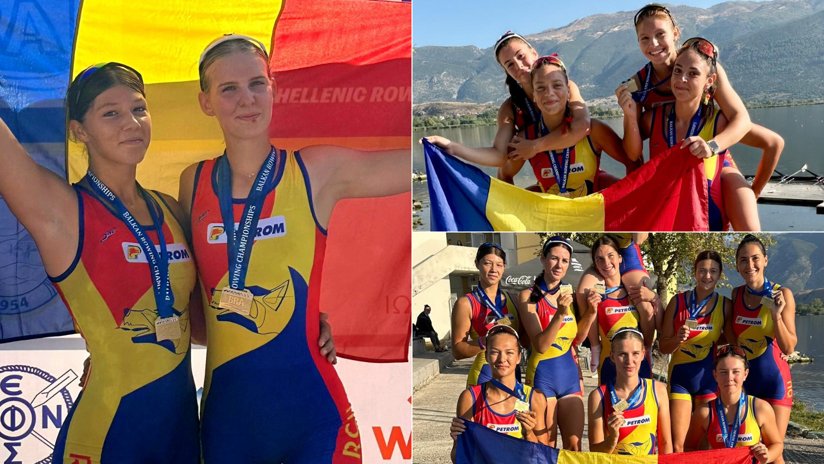 Canotorii români au câștigat încă 8 medalii la Campionatele Balcanice din Grecia