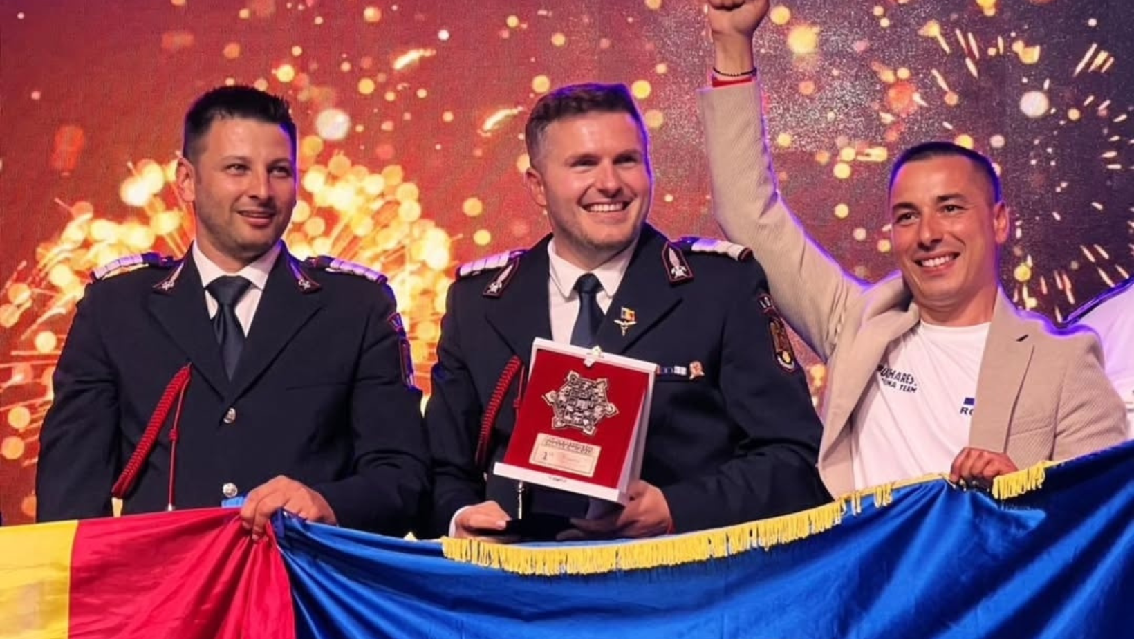Pompierii români, pe primul loc la cea mai prestigioasă competiție internațională dedicată descarcerării și primului ajutor calificat
