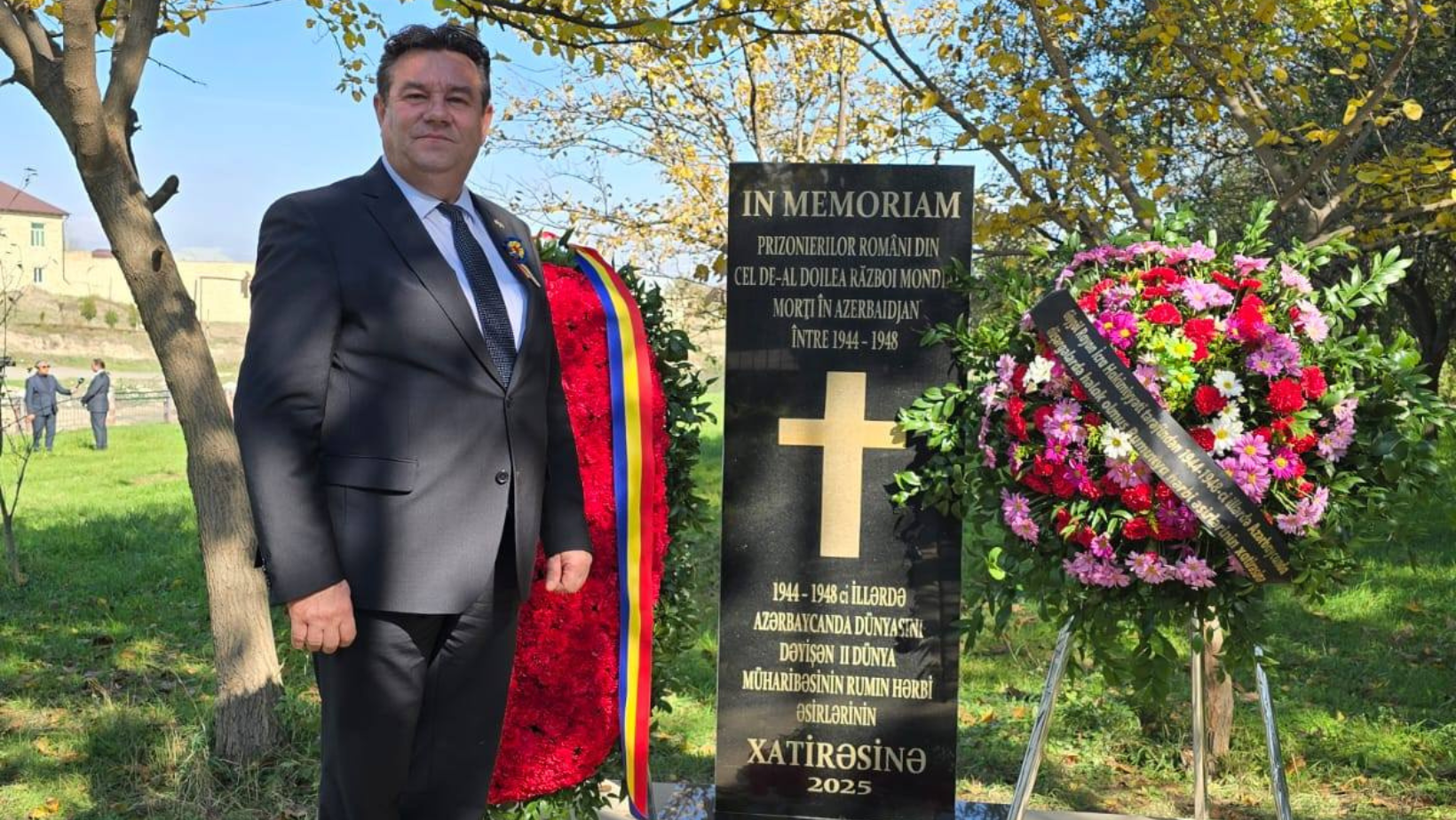Monument dezvelit în memoria celor 169 de prizonieri români care au murit în lagărele staliniste din Azerbaidjan între 1944-1948