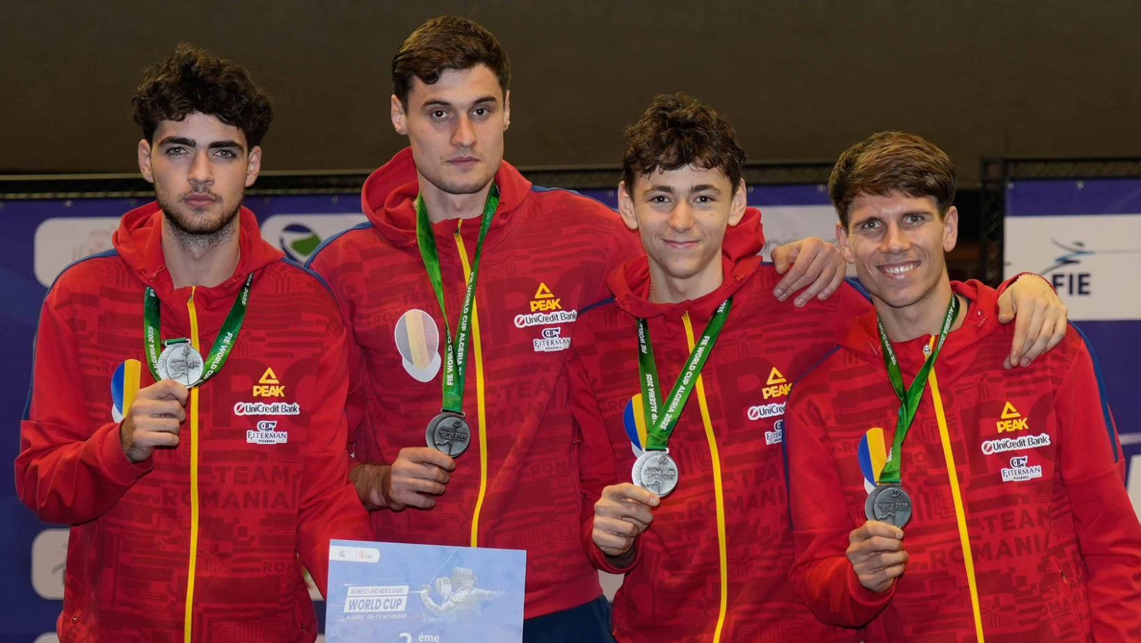 Medalie de argint pentru sabrerii României la Cupa Mondială de la Alger