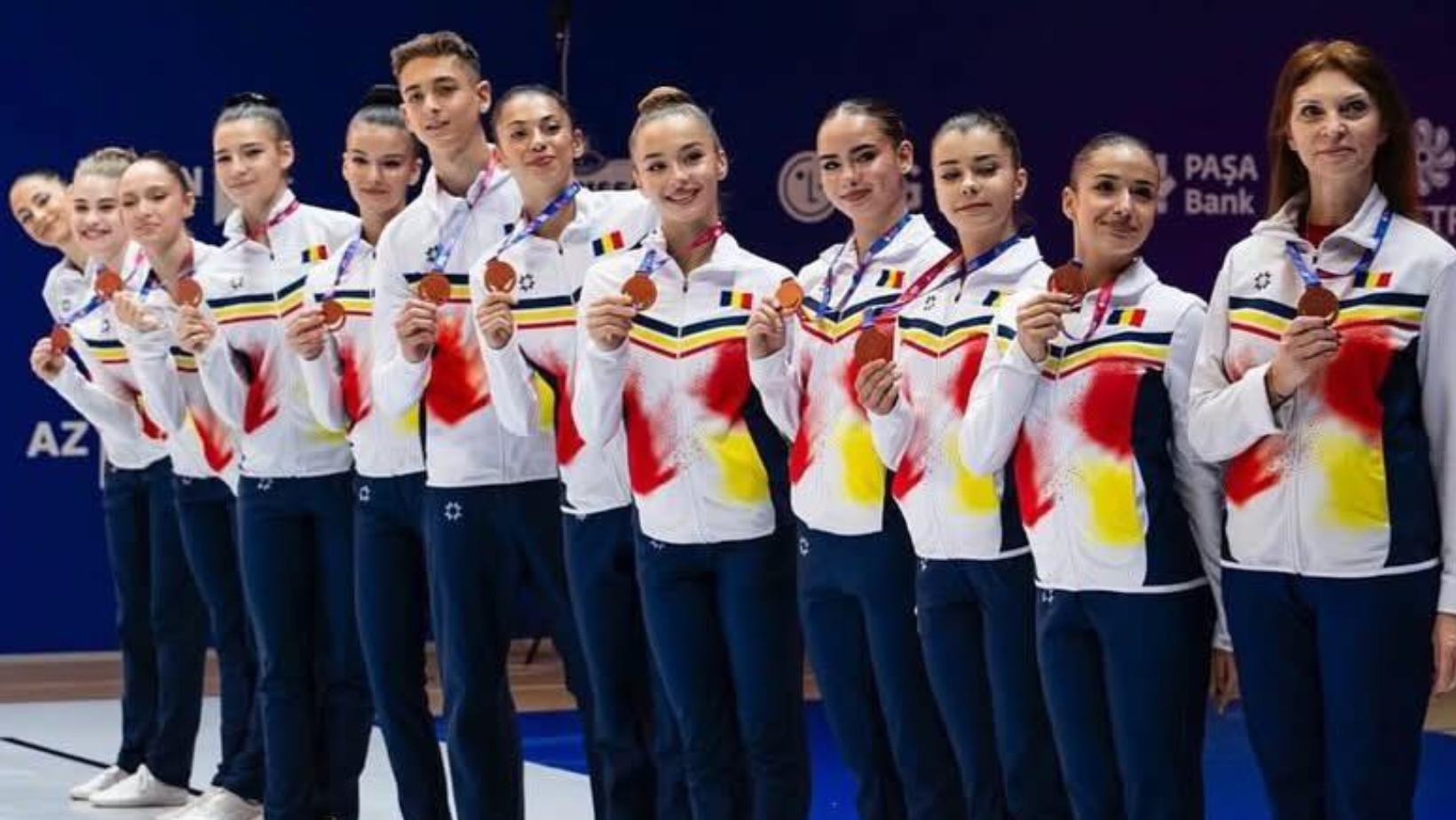 Echipa tricoloră a câștigat medalia de bronz la Campionatele Europene de Gimnastică Aerobică din Ganja