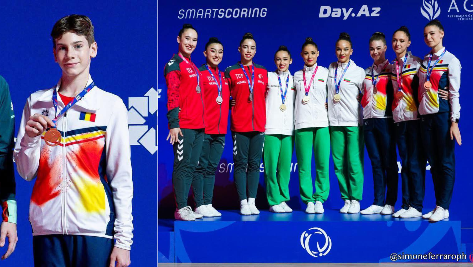 Gimnaștii români au câștigat încă două medalii de bronz la Campionatele Europene din Ganja