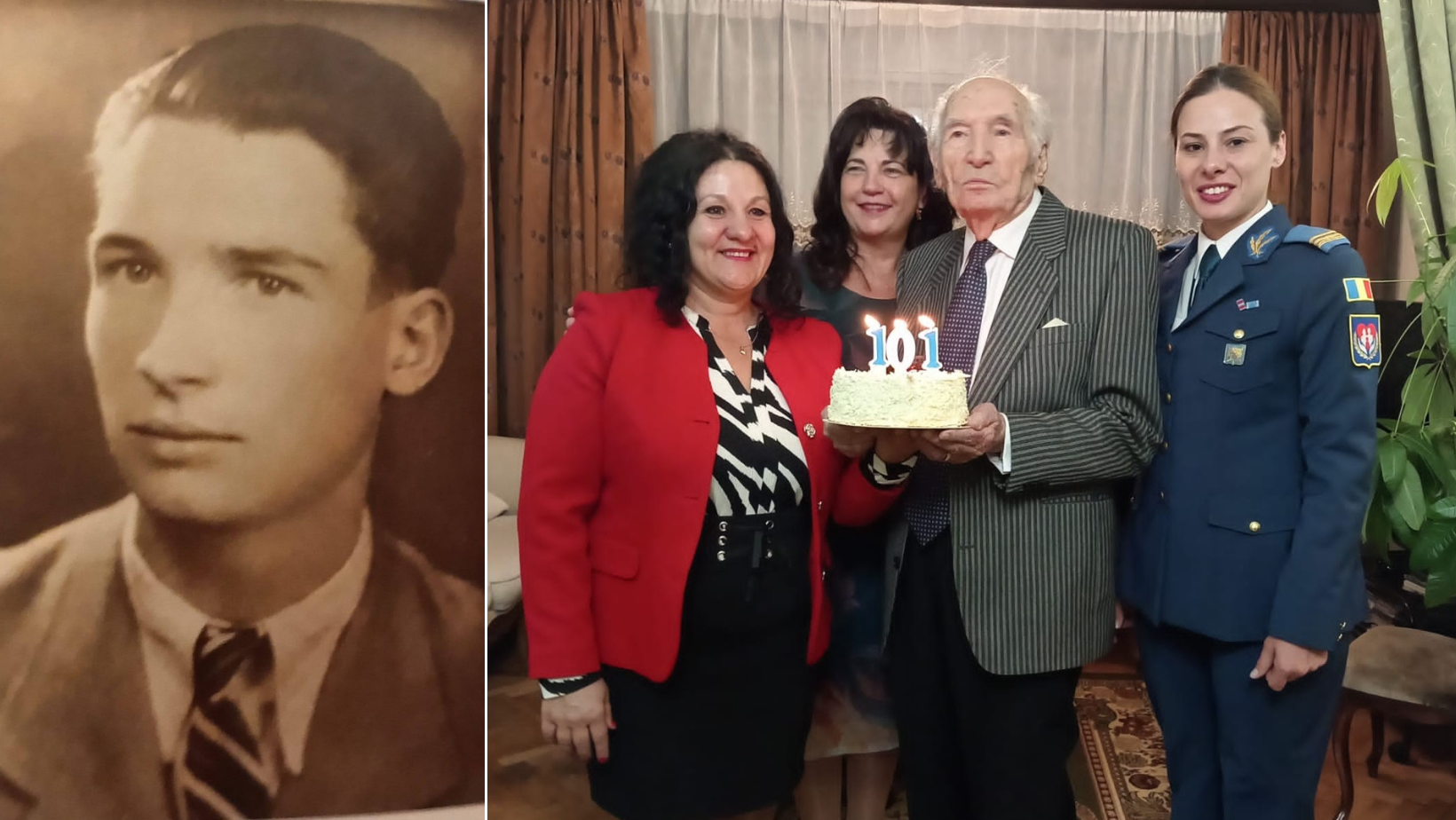 Veteranul de război Dumitru Făiniși a împlinit 101 ani