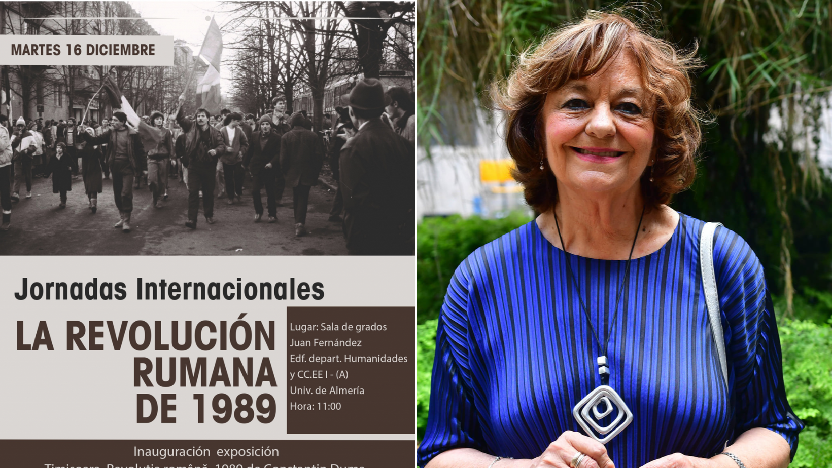 Revoluția română din 1989 și opera scriitoarei Ana Blandiana, în prim-plan la Universitatea din Almería