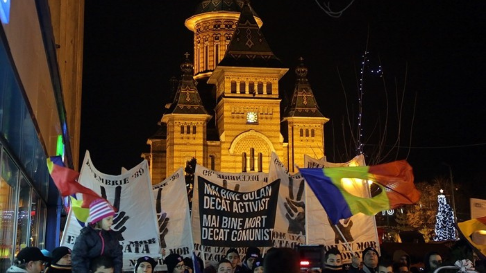 Zi de doliu în Timișoara. Primii manifestanți uciși în decembrie 1989, comemorați la 36 de ani de la Revoluție