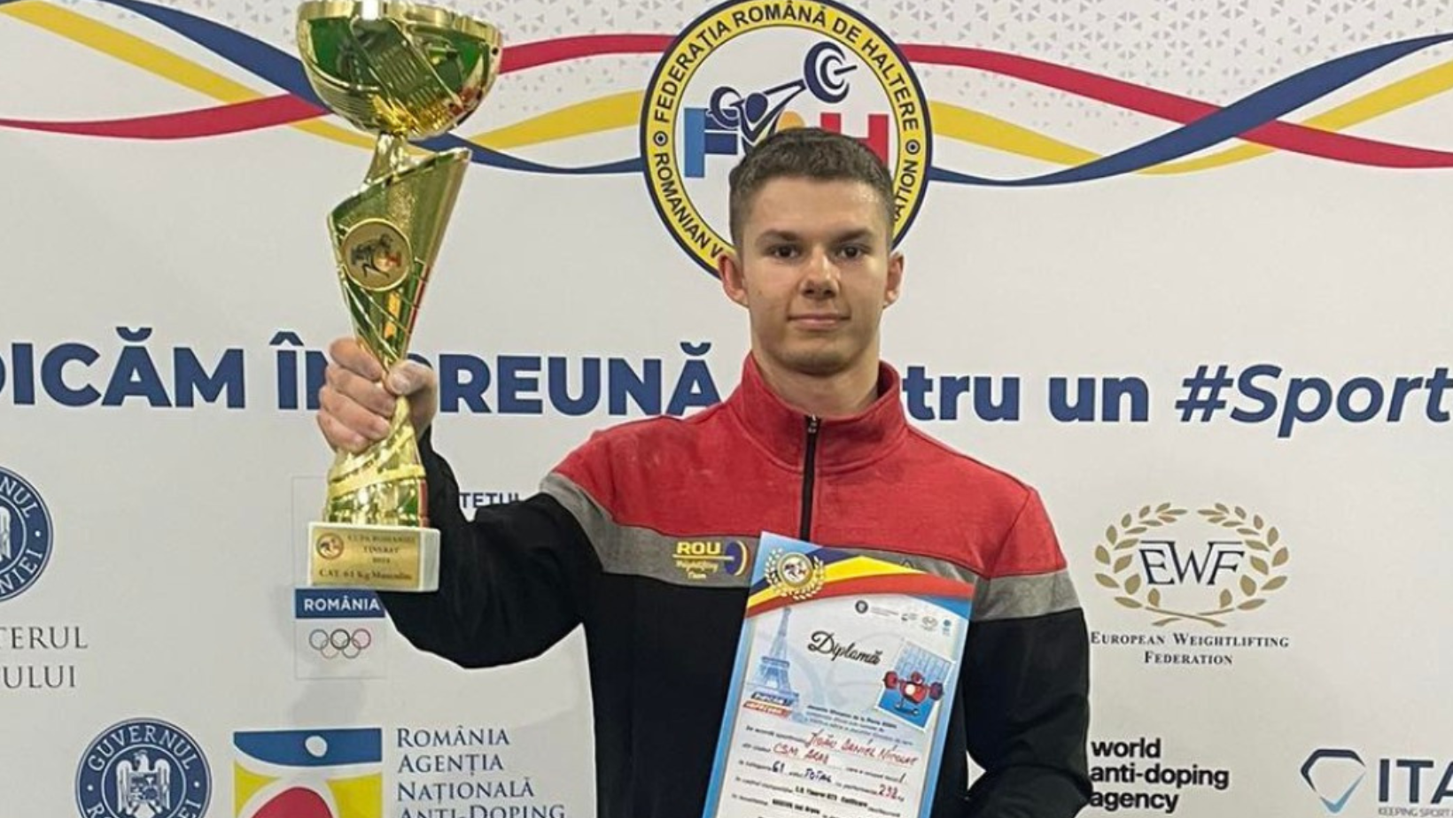Halterofilul Daniel Jigău este Sportivul Anului 2025 la CSM Arad