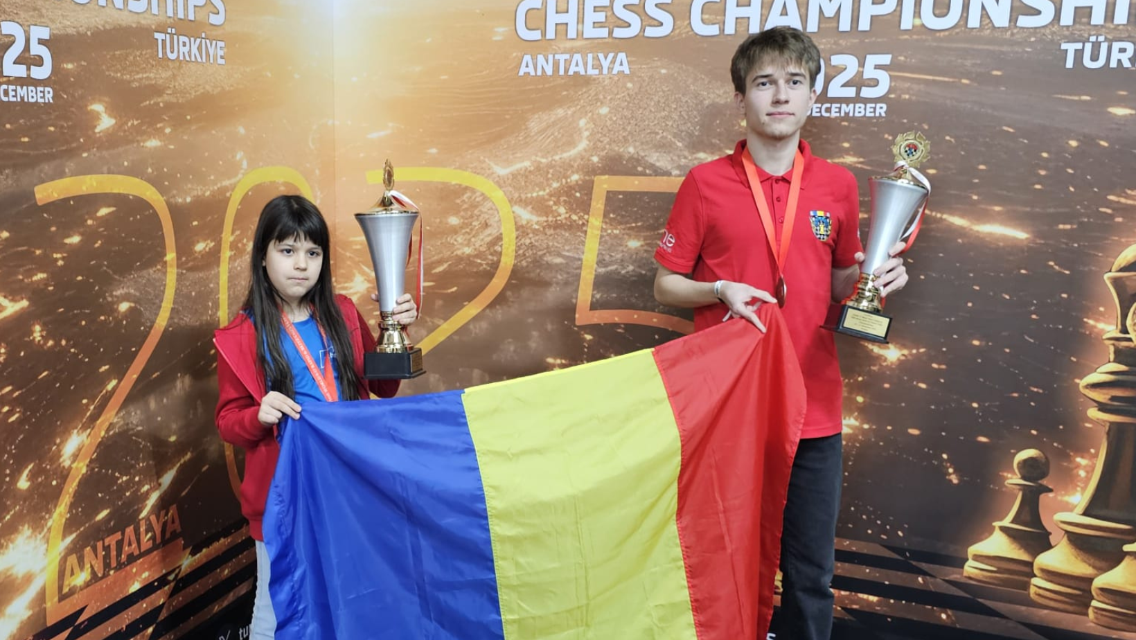 România, din nou pe podium la Campionatele Mondiale FIDE de Șah Rapid și Blitz