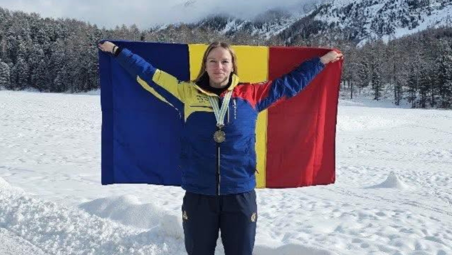 Georgeta Popescu a câștigat medalia de bronz la monobob, la Cupa Europei de la St. Moritz