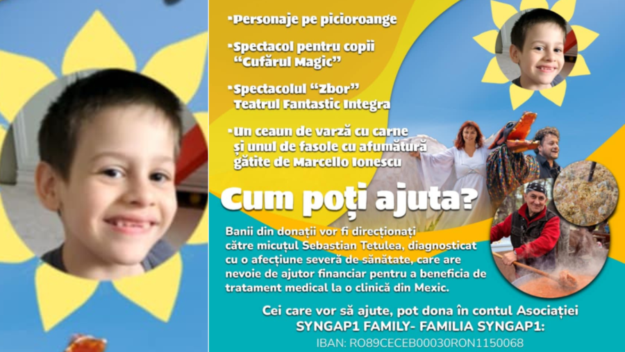 Cei mai faini arădeni merg sâmbătă la Port Arthur! De ce? Pentru a-l ajuta pe Sebastian să ajungă la tratament în Mexic