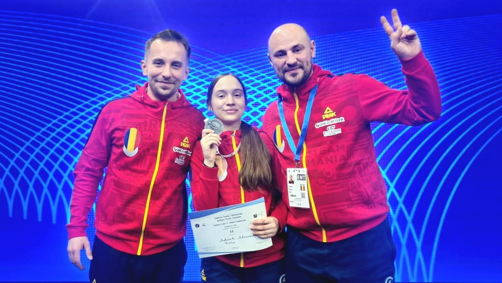 Scrimă: Alexandra Adoch a câștigat medalia de argint la Campionatele Europene de Cadeți de la Tbilisi