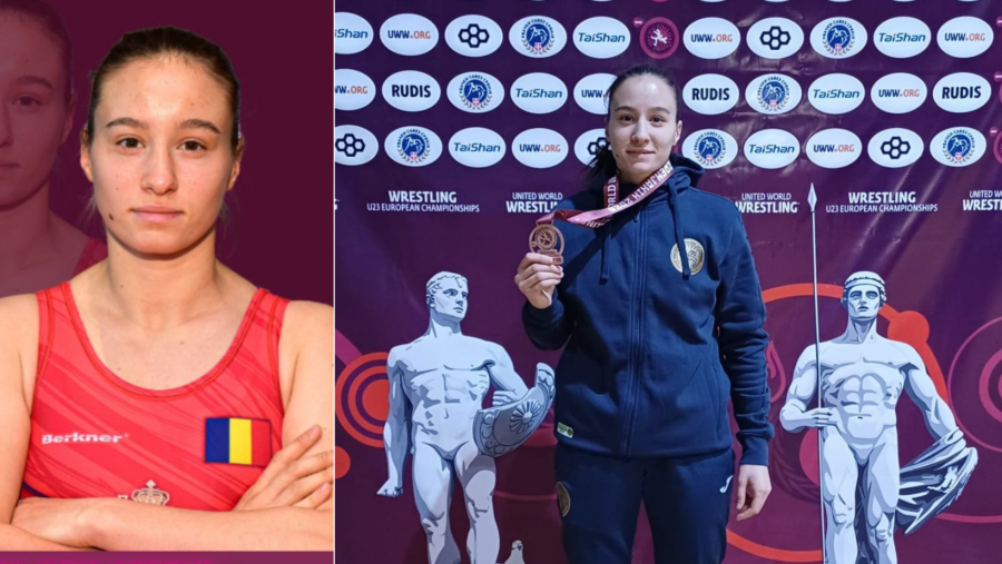 Puiu Ana Maria a câștigat medalia de bronz la Campionatul European de Lupte Seniori U23 din Serbia