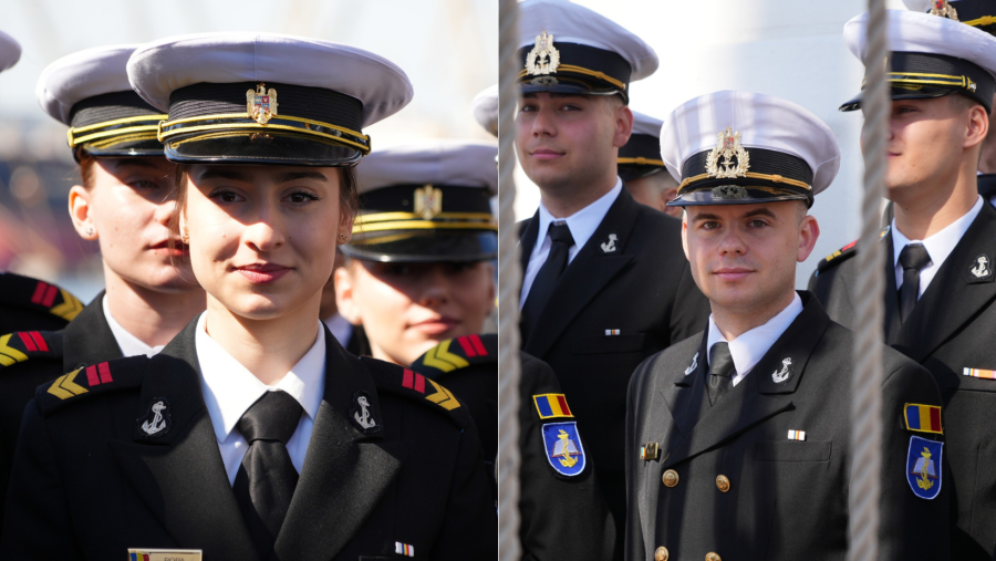 Nava-școală „Mircea” a plecat în al patrulea marș transatlantic