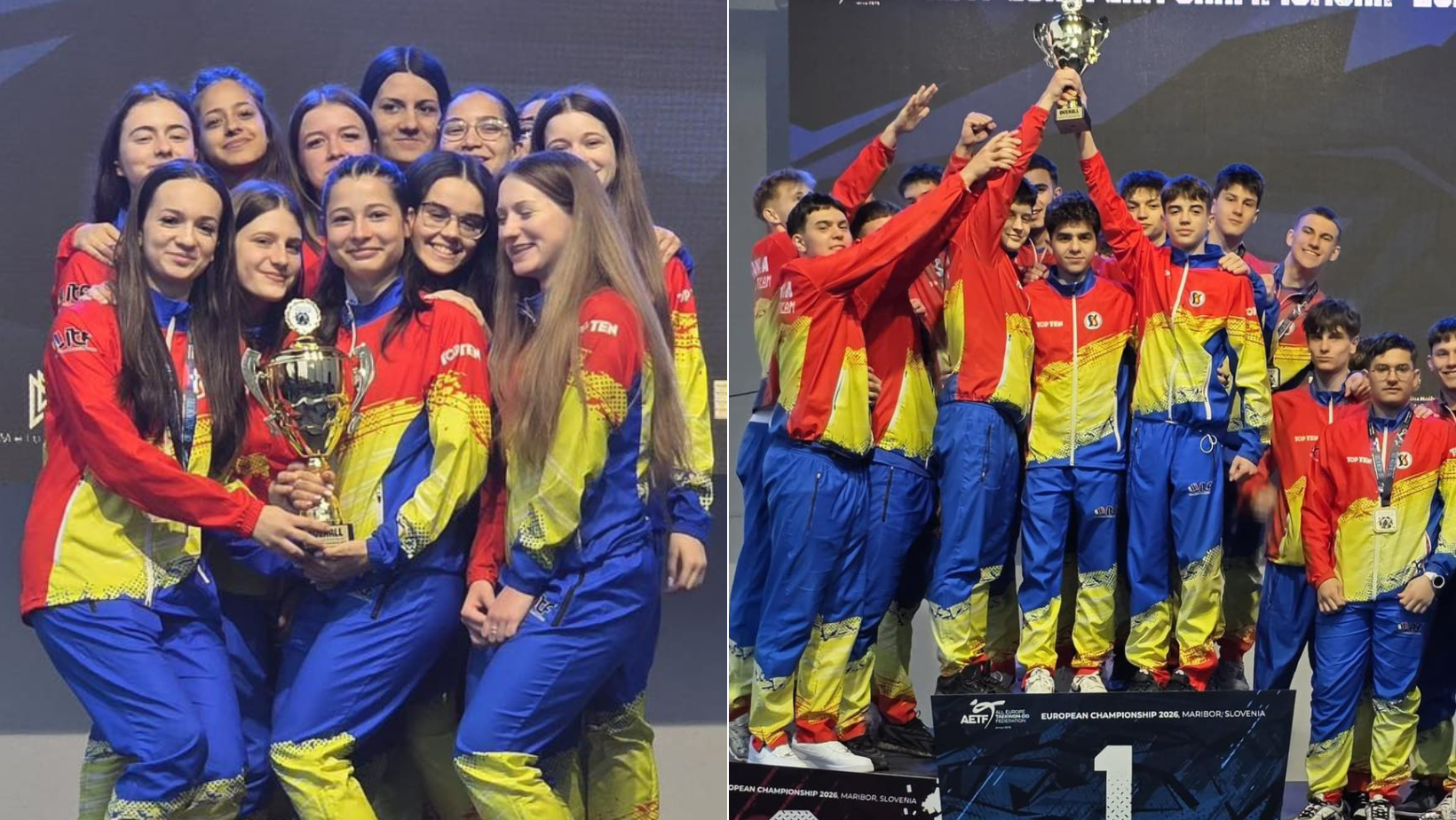 România, din nou pe cea mai înaltă treaptă a podiumului la Campionatele Europene de Taekwon-do ITF