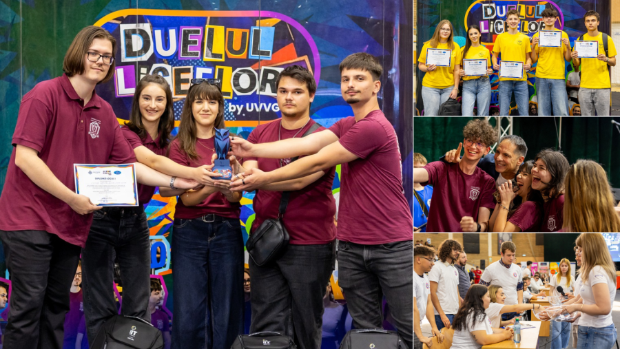A doua ediție „Duelul Liceelor by UVVG” a transformat Sala Polivalentă din Arad într-un spectacol al inteligenței, energiei și spiritului de echipă