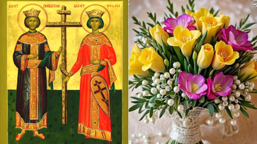 Aproximativ 1,8 milioane de români îşi sărbătoresc onomastica de Sfinţii Împărați Constantin şi Elena