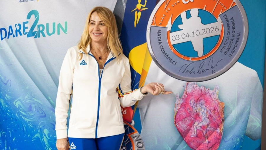 Nadia Comăneci este ambasadoarea UVT Liberty Marathon din Timișoara