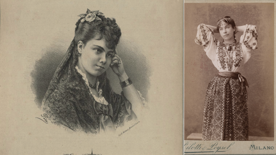 Elena Teodorini la Milano (1885): Mândria costumului tradițional românesc într-o fotografie de arhivă