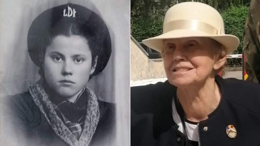 Doamna Lucia Cerghizan, una dintre cele mai tinere asistente medicale din Al Doilea Război Mondial, a împlinit 98 de ani