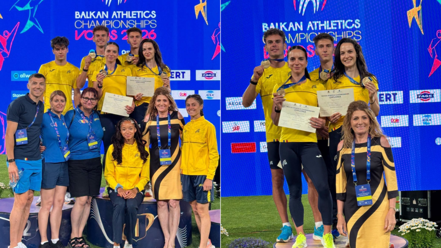 Atleții români au câștigat 8 medalii la Campionatele Balcanice de la Volos