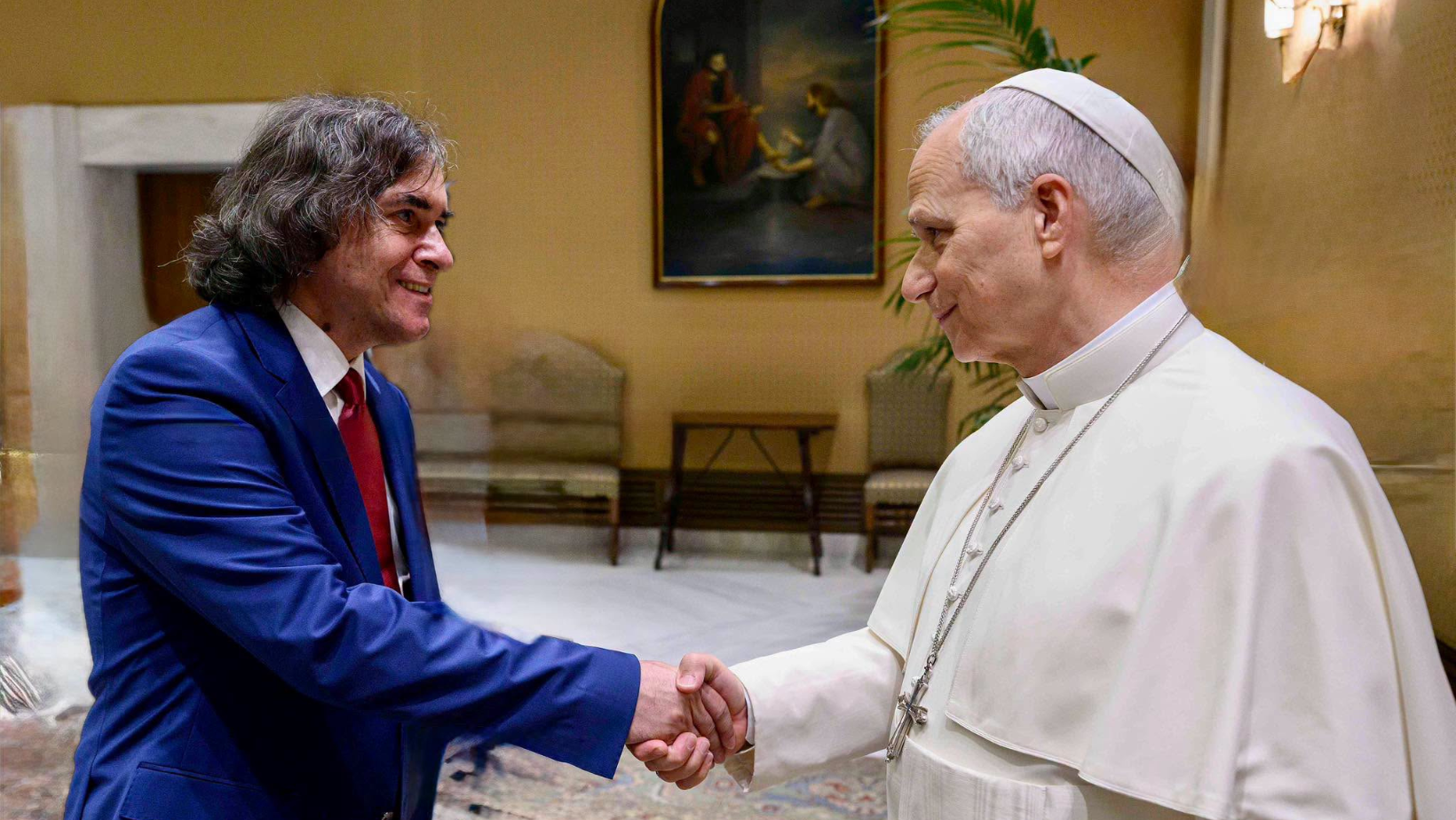 Scriitorul Mircea Cărtărescu, primit la Vatican de Papa Leon al XIV-lea