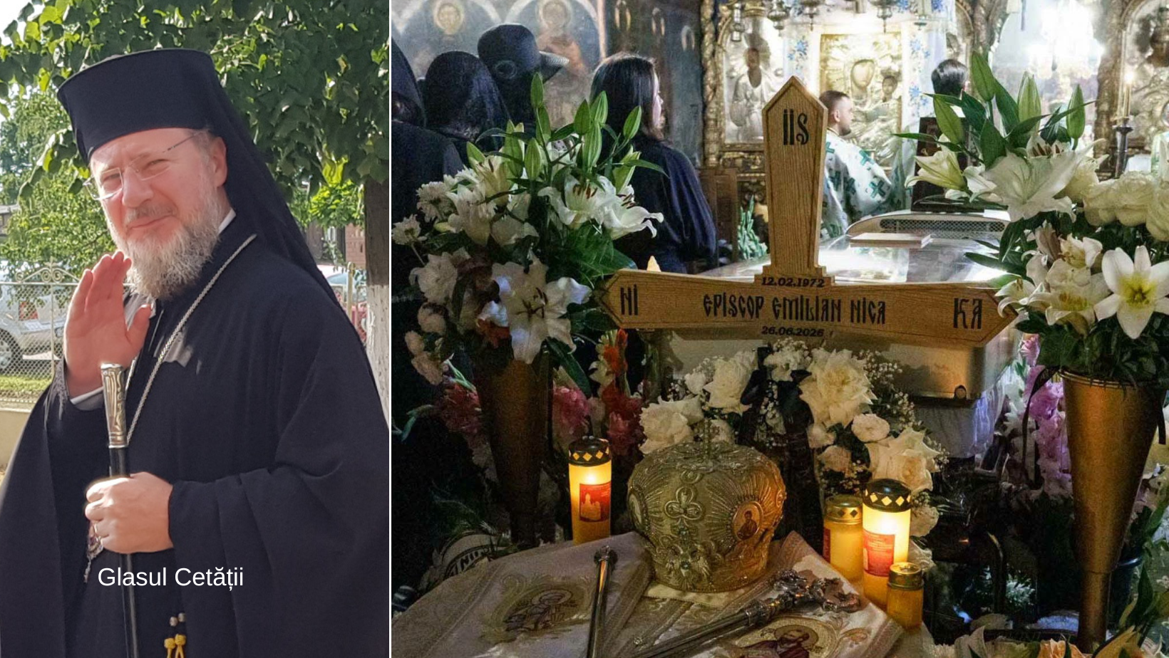 De la ultima Liturghie pământească spre Liturghia cea cerească. PS EMILIAN a fost înmormântat acasă, la Mănăstirea Neamț