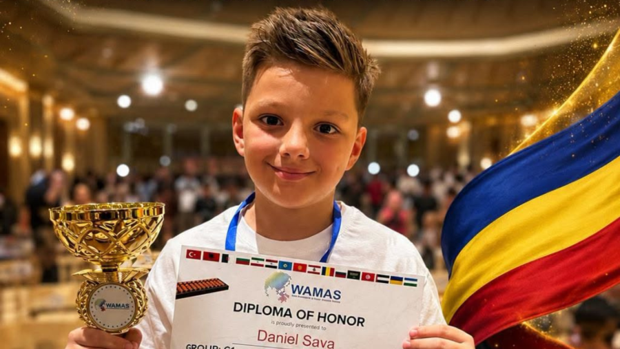 La doar 9 ani, Daniel este Campion Mondial la Aritmetică Mentală