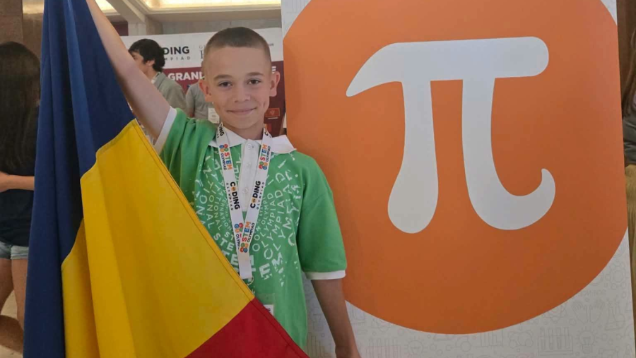 Ștefan Petcu a câștigat 1 medalie de aur și 1 de argint la Olimpiada Internațională STEM