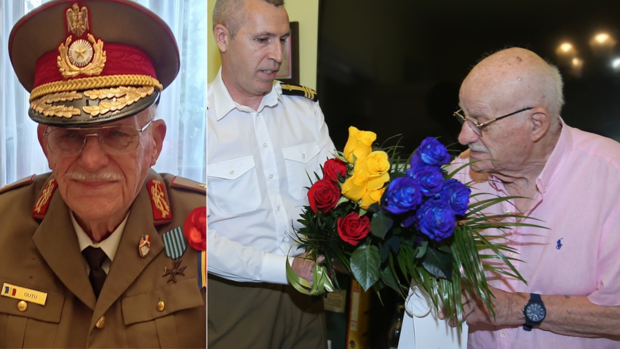 Veteranul de război Victor Guțu a împlinit venerabila vârstă de 103 ani