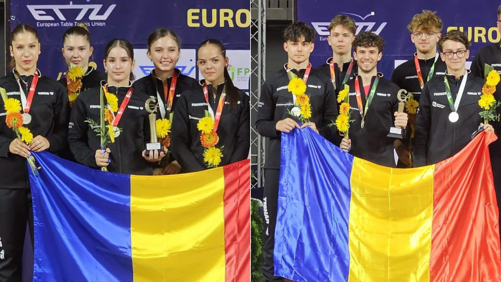 Sportivii români, vicecampioni europeni la Tenis de Masă