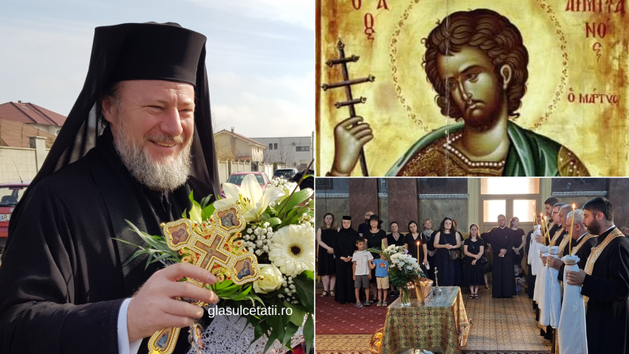 PS Emilian Crișanul, pomenit la Catedrala Veche în ziua de prăznuire a Sf. Mucenic Emilian de la Durostorum