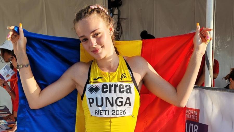 Premieră istorică pentru România! La doar 15 ani, Carolina Pungă a câștigat medalia de argint la Campionatele Europene de Atletism U18 de la Rieti