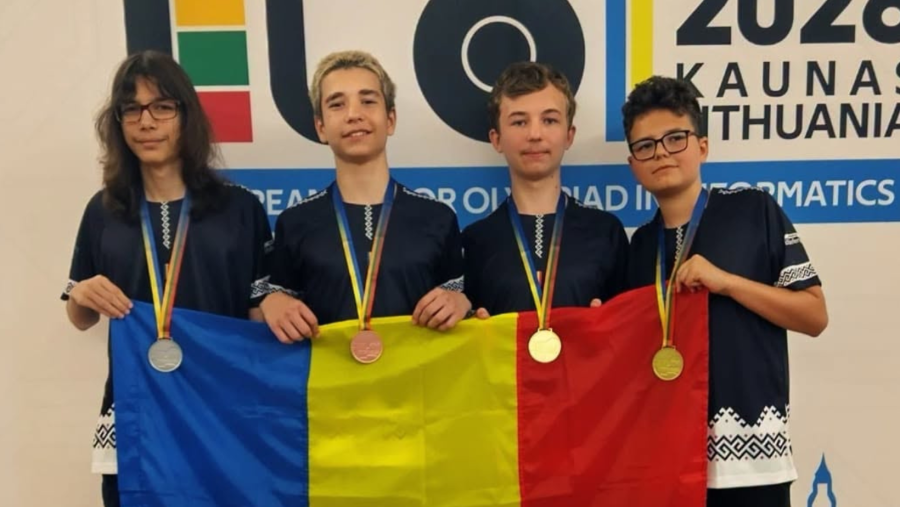 România, locul I pe națiuni, la Olimpiada Europeană de Informatică pentru Juniori 2026