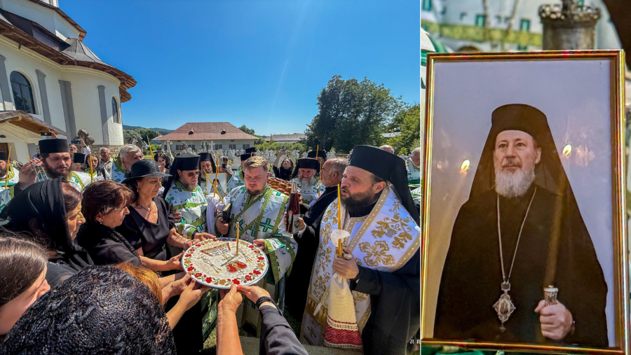 ”Datori suntem să-l pomenim, dar mai ales să urmăm învățăturile sale” – PS Emilian, pomenit la Mănăstirea Neamț la 40 de zile de la înveșnicire
