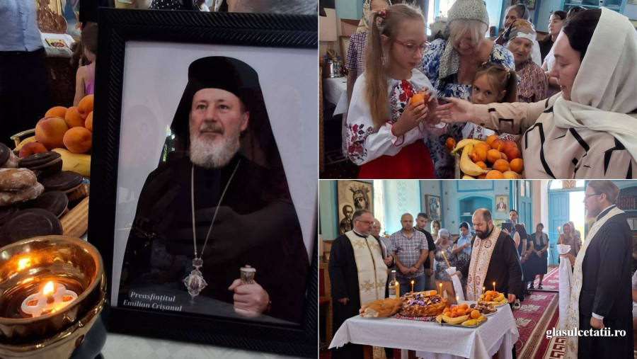 O poveste de suflet, de dincolo de Prut. Parastas ”cu gust de caise” pentru PS Emilian în Parohia Toceni din Basarabia